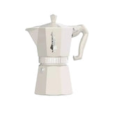 Bialetti Moka Exclusive Espresso Maker 6-Cup Cream