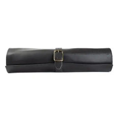 Arrow Leather Goods Knife Roll Bag Black