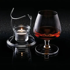 BarCraft Brandy and Cognac Glass Warmer Set