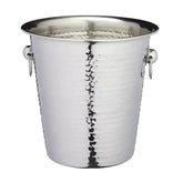 BarCraft Stainless Steel Hammered Champagne Bucket