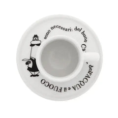 Bialetti Carosello Espresso Cup & Saucer Set of 4
