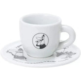 Bialetti Carosello Espresso Cup & Saucer Set of 4