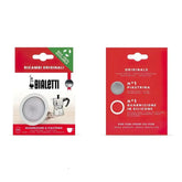 Bialetti Moka Express Replacement Gasket and Filter 3/4 Cup
