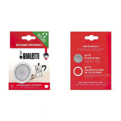 Bialetti Moka Express Replacement Gasket and Filter 6 Cup