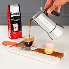Bialetti Venus Stainless Steel Stovetop Espresso Maker 4-Cup