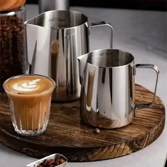 Brew Tool Stamped Stainless Steel Frothing Jug 600ml