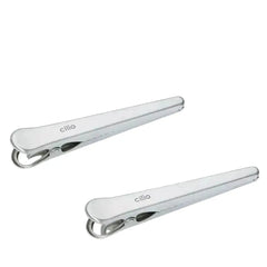 Cilio Stainless Steel Coffee Bag Clips Set Of 2