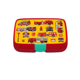Crunchbox Classic 5 Compartment Lunchbox Red Firetruck