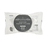 Hario Pegasus Paper Filter 02 100 Pack Bleached