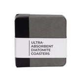 Hydro Hold Diatomite Coasters Dark Grey Set of 4