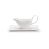 Jan Maison Blanche Fine China Gravy Boat and Saucer