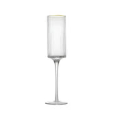 Jan Opulent Champagne Crystal Glasses Set of 2