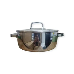 3-Ply Stainless Steel High Casserole Pot 8.4L