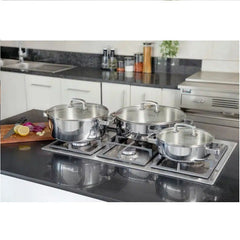 3-Ply Stainless Steel Shallow Casserole Pot 8.6L