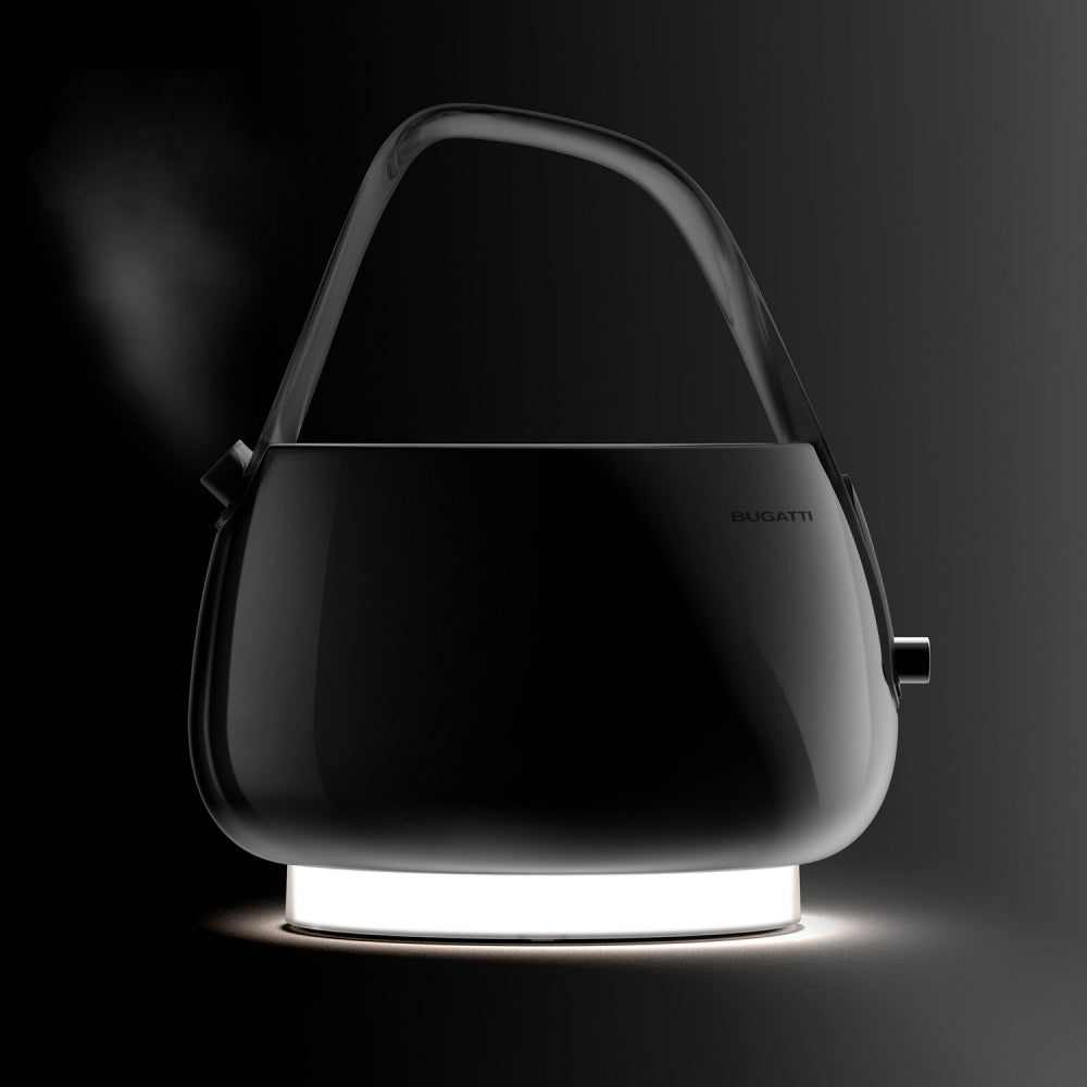 Bugatti Jacqueline Stainless Steel Kettle 1.2L Black