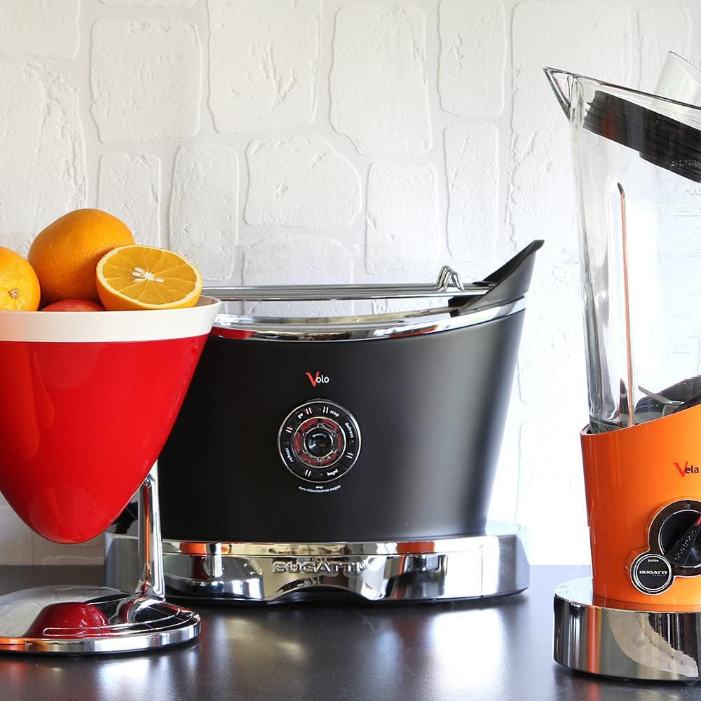 Bugatti Volo V-Shape 2-Slice Toaster Black