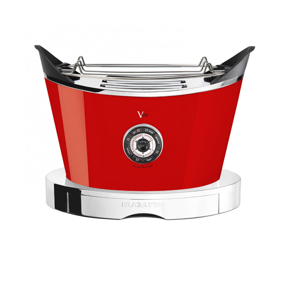 Bugatti Volo V-Shape 2-Slice Toaster Red