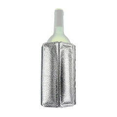 Cilio Wine Bottle Cooler Sleeve Silver