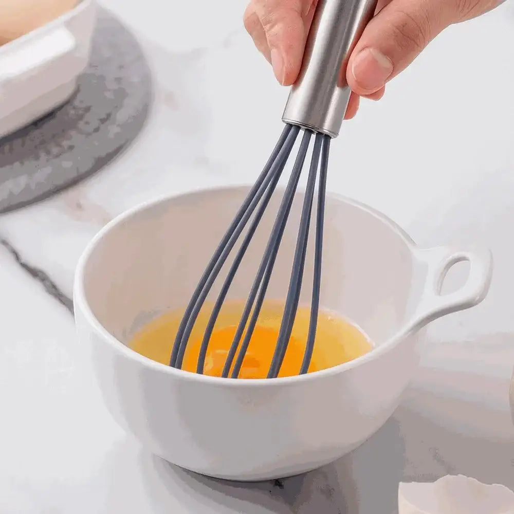 Creative Cooking Silicone Whisk Small Grey