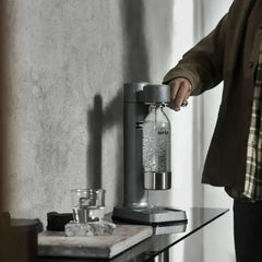 Aarke III Premium Water Carbonator Hammertone Grey