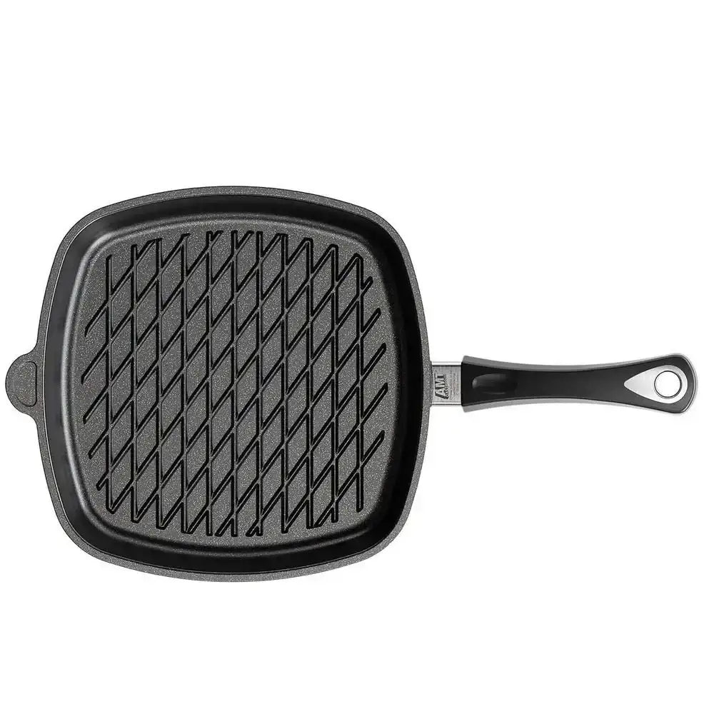 AMT Gastroguss Non Stick Square BBQ Grill Pan 28cm