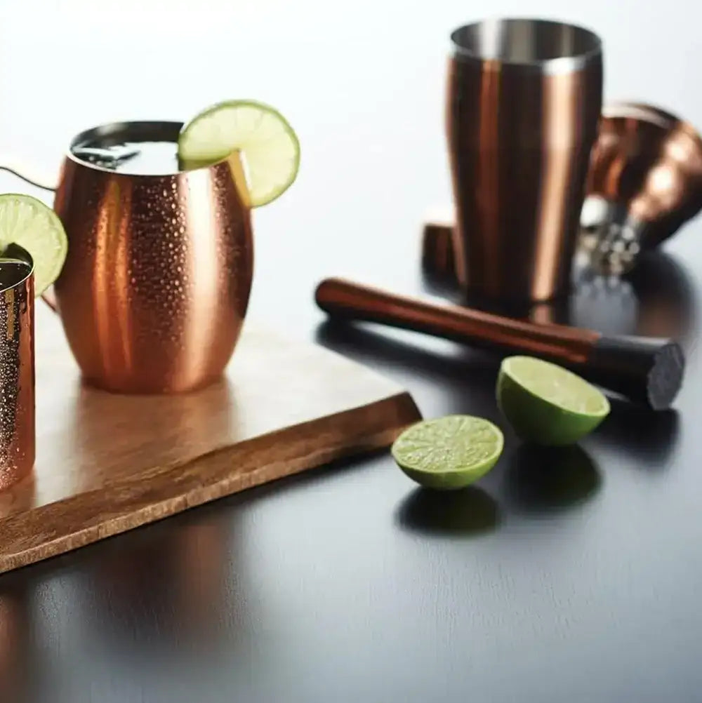 BarCraft Copper Cocktail Muddler 21cm