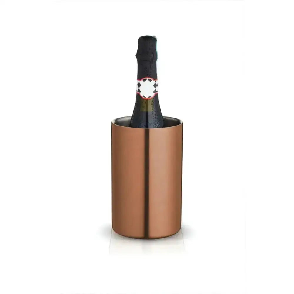 BarCraft Double Walled Copper Finish Wine Cooler