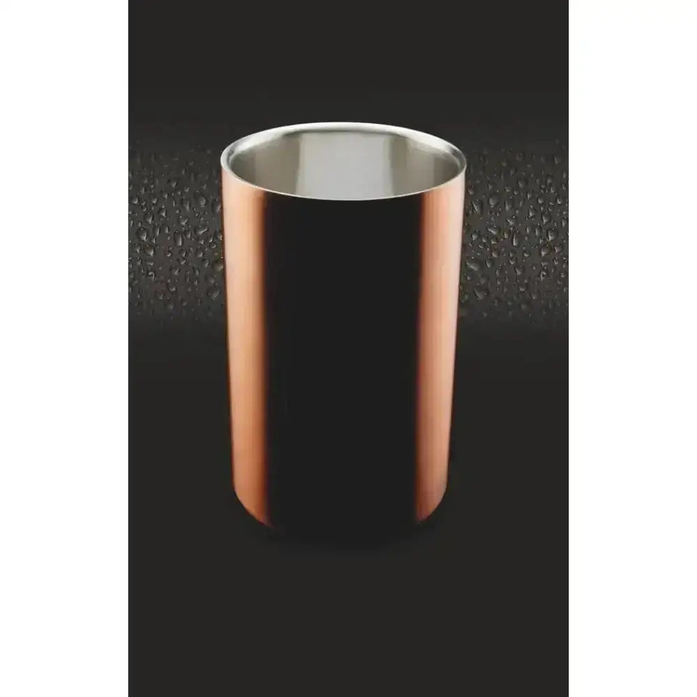 BarCraft Double Walled Copper Finish Wine Cooler