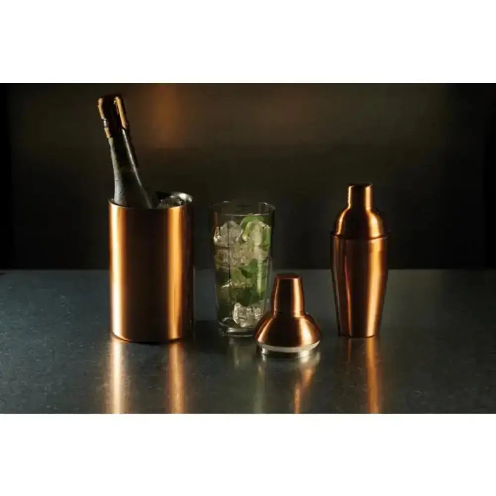 BarCraft Double Walled Copper Finish Wine Cooler