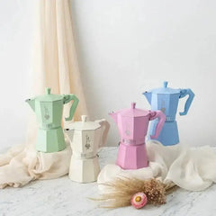 Bialetti Moka Exclusive Espresso Maker 6-Cup Green