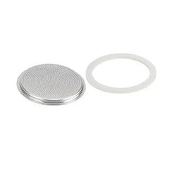 Bialetti Moka Express Replacement Gasket and Filter 9 Cup