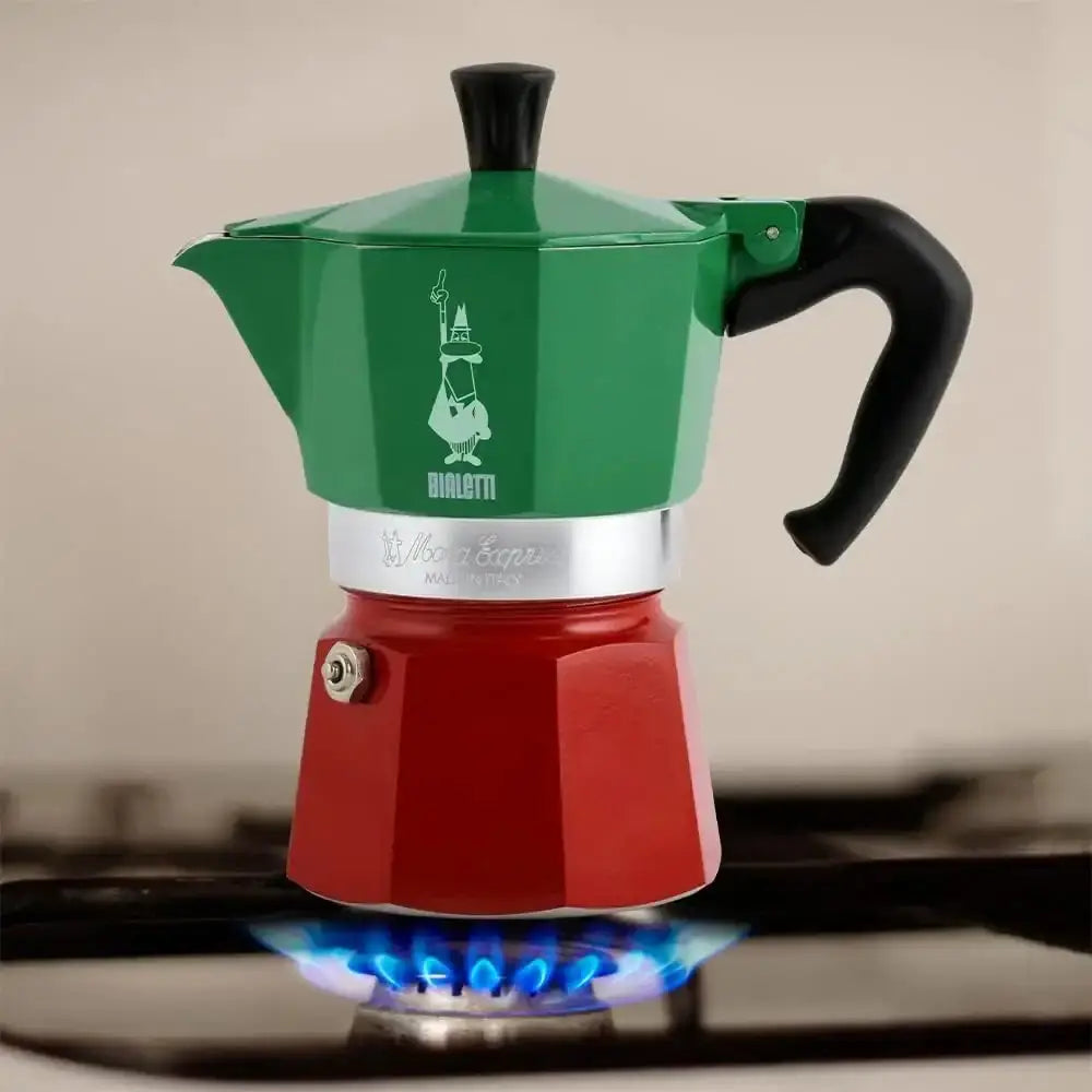 Bialetti Moka Italia Stovetop Espresso Maker 6 Cup