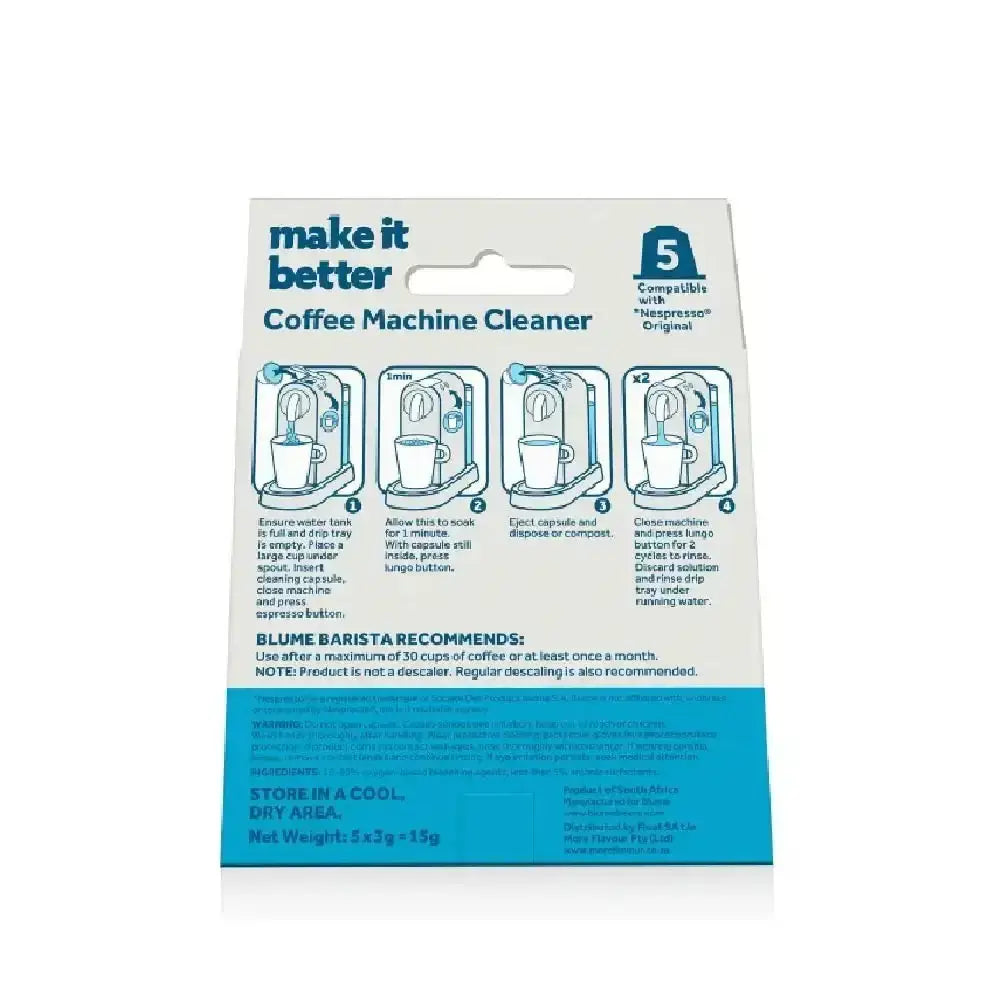 Blume Capsule Machine Cleaner 5 pack