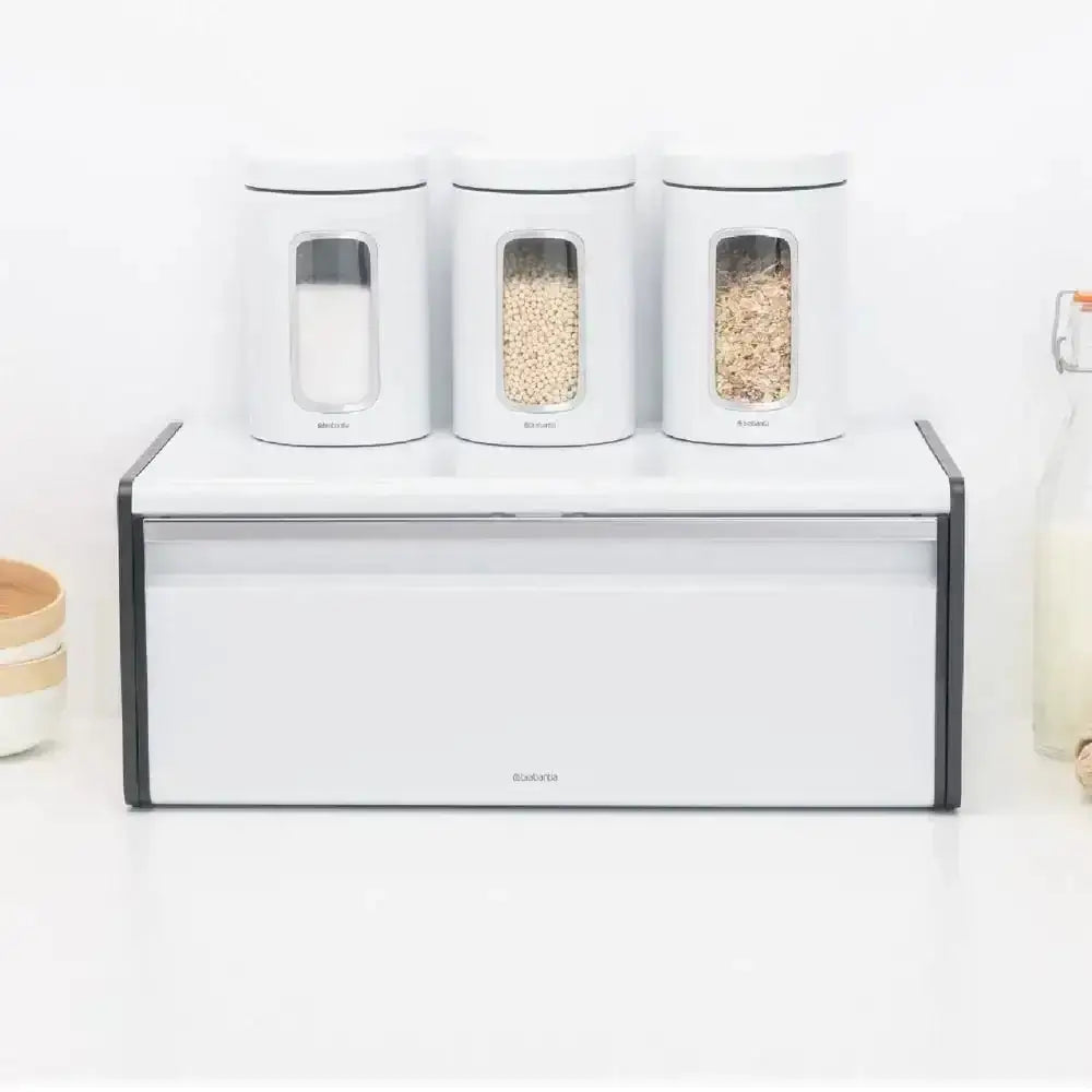 Brabantia Fall Front Bread Bin White