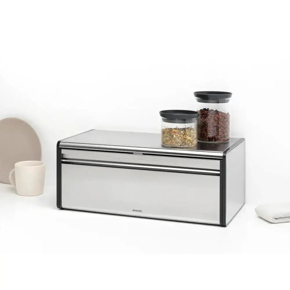 Brabantia Fall Front Stainless Steel Bread Bin