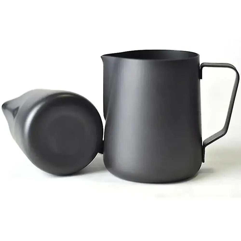 Brew Tool Stainless Steel Milk Frothing Jug 600ml Black