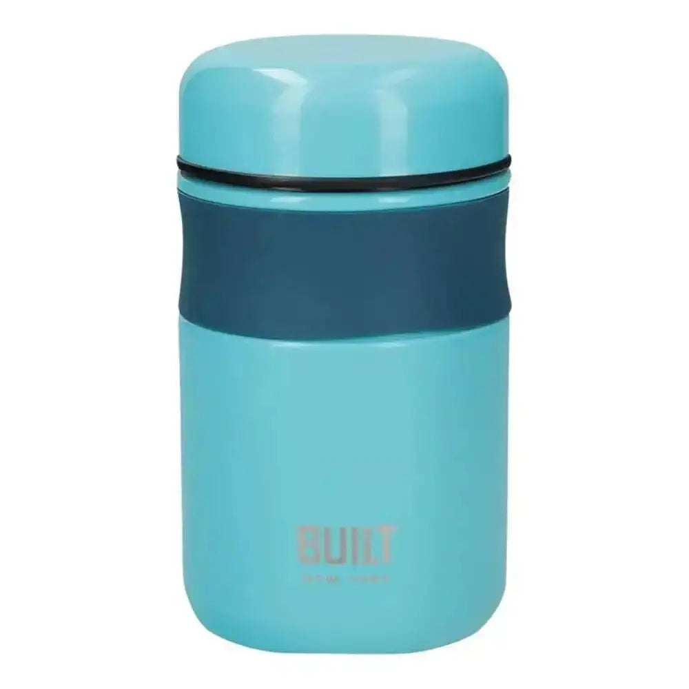 Built Stainless Steel Insulated Food Flask 490ml Pale Blue
