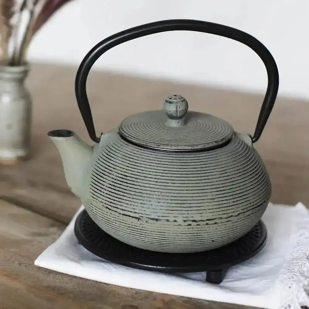 Cast Iron Chinese Teapot Stand Black