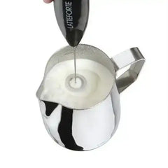 Cilio Latteforte Chrome Handheld Milk Frother