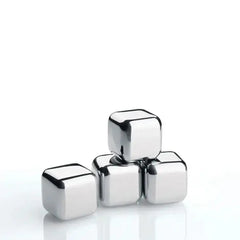 Cilio Stainless Steel Cooling Cubes Set Of 4