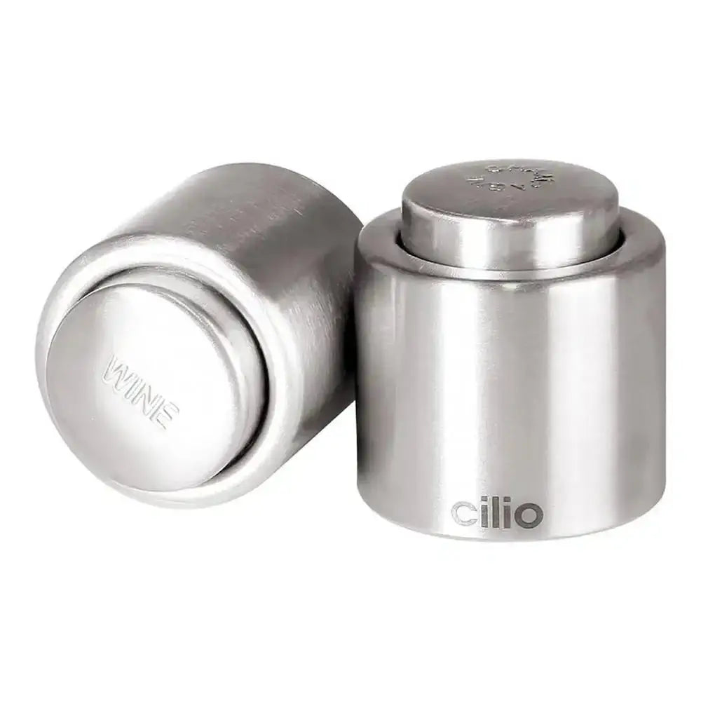 Cilio Stainless Steel Wine Bottle Stopper