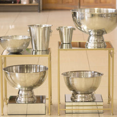 Classic Stainless Steel Drinks Cooler Tub 13.5L Silver