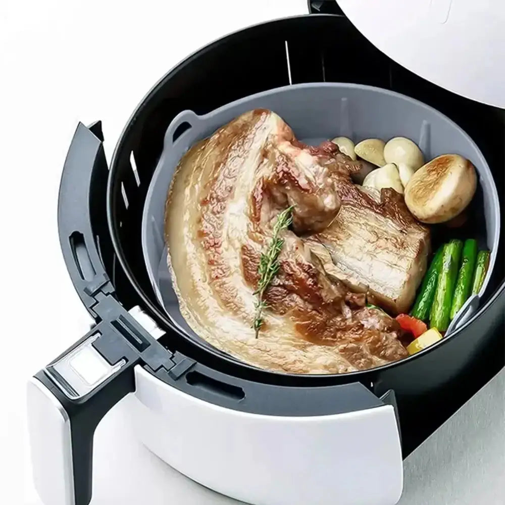Creative Cooking Round Silicone Air Fryer Basket 19cm