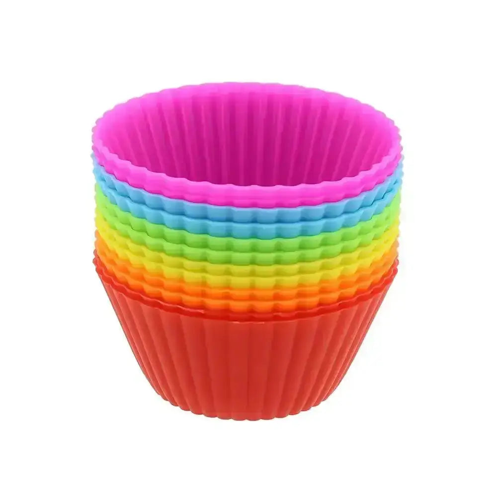 Creative Cooking Silicone Muffin Cup Set of 12