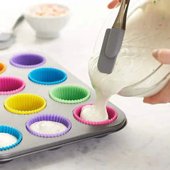 Creative Cooking Silicone Muffin Cup Set of 8
