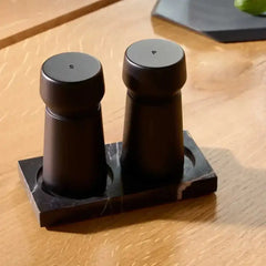 Crushgrind Amsterdam Black Beech Grinder Set of 2