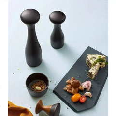 CrushGrind Lyon Salt & Pepper Grinder Black 19cm