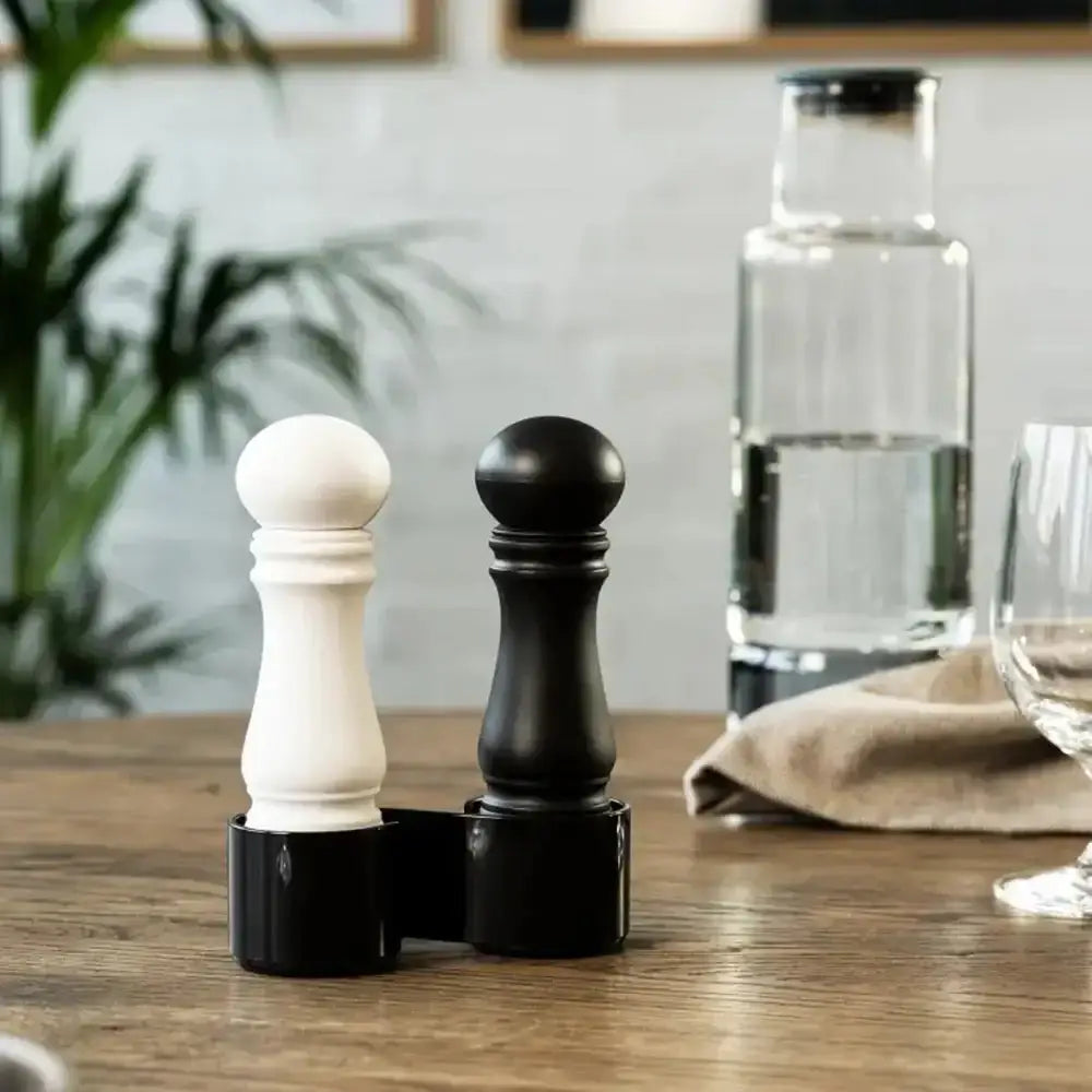 CrushGrind Mini Grinder Set Black & White 12cm