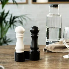 CrushGrind Mini Grinder Set Black & White 12cm