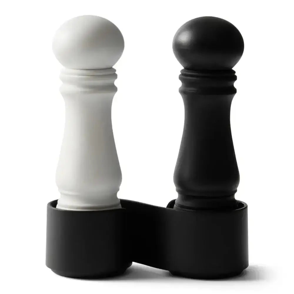 CrushGrind Mini Grinder Set Black & White 12cm